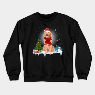 Funny Golden Retriever Christmas T-shirt Crewneck Sweatshirt